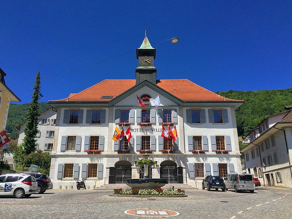 L'Hotel de Ville de Moutier, en Suisse
